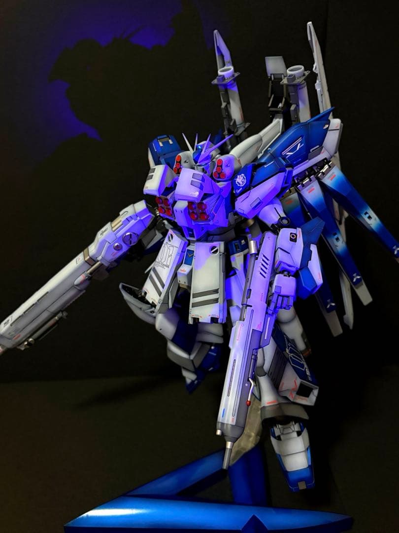 MG HI-νガンダム　ver.ka HWS装備　全塗装完成品