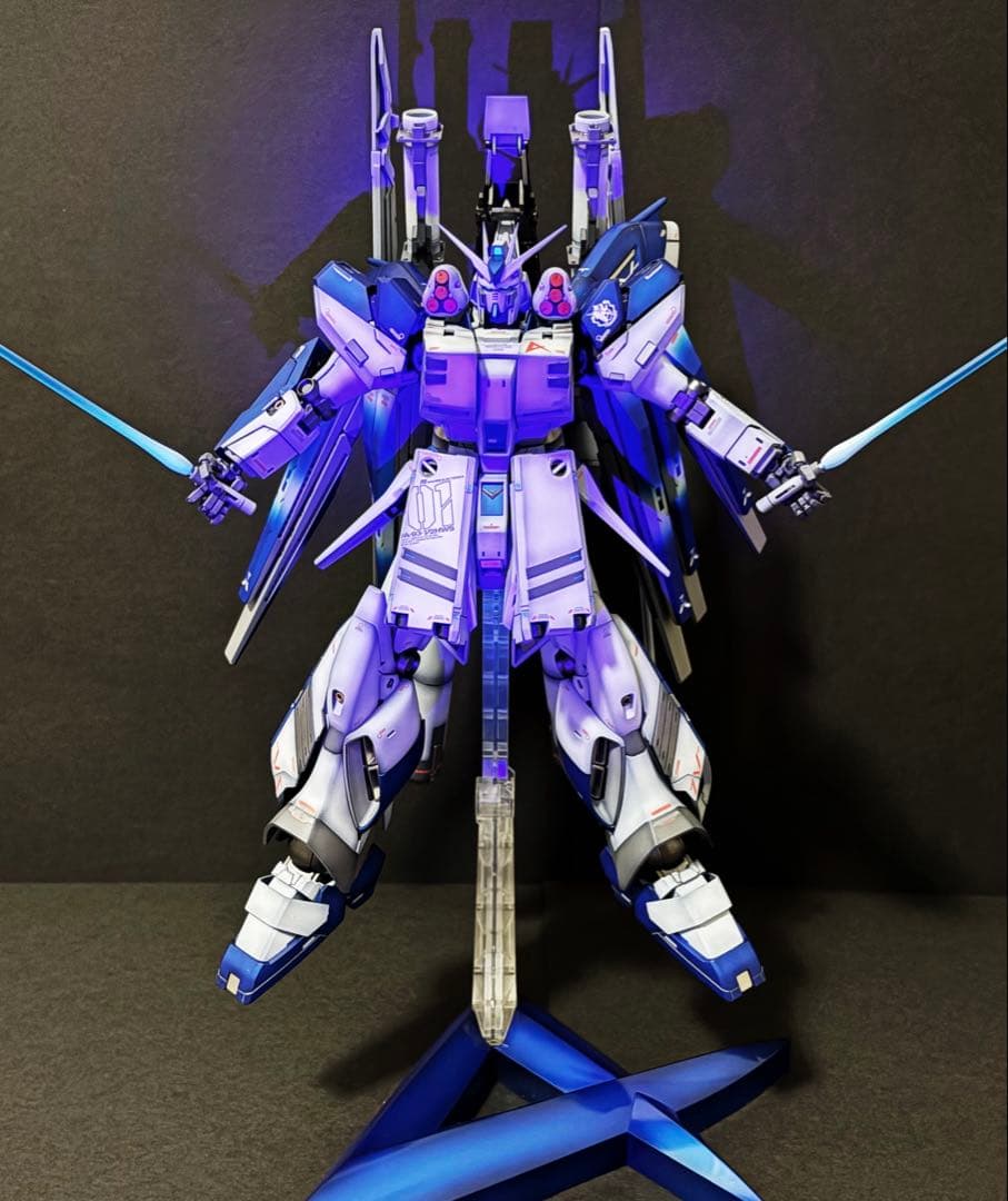 MG HI-νガンダム　ver.ka HWS装備　全塗装完成品