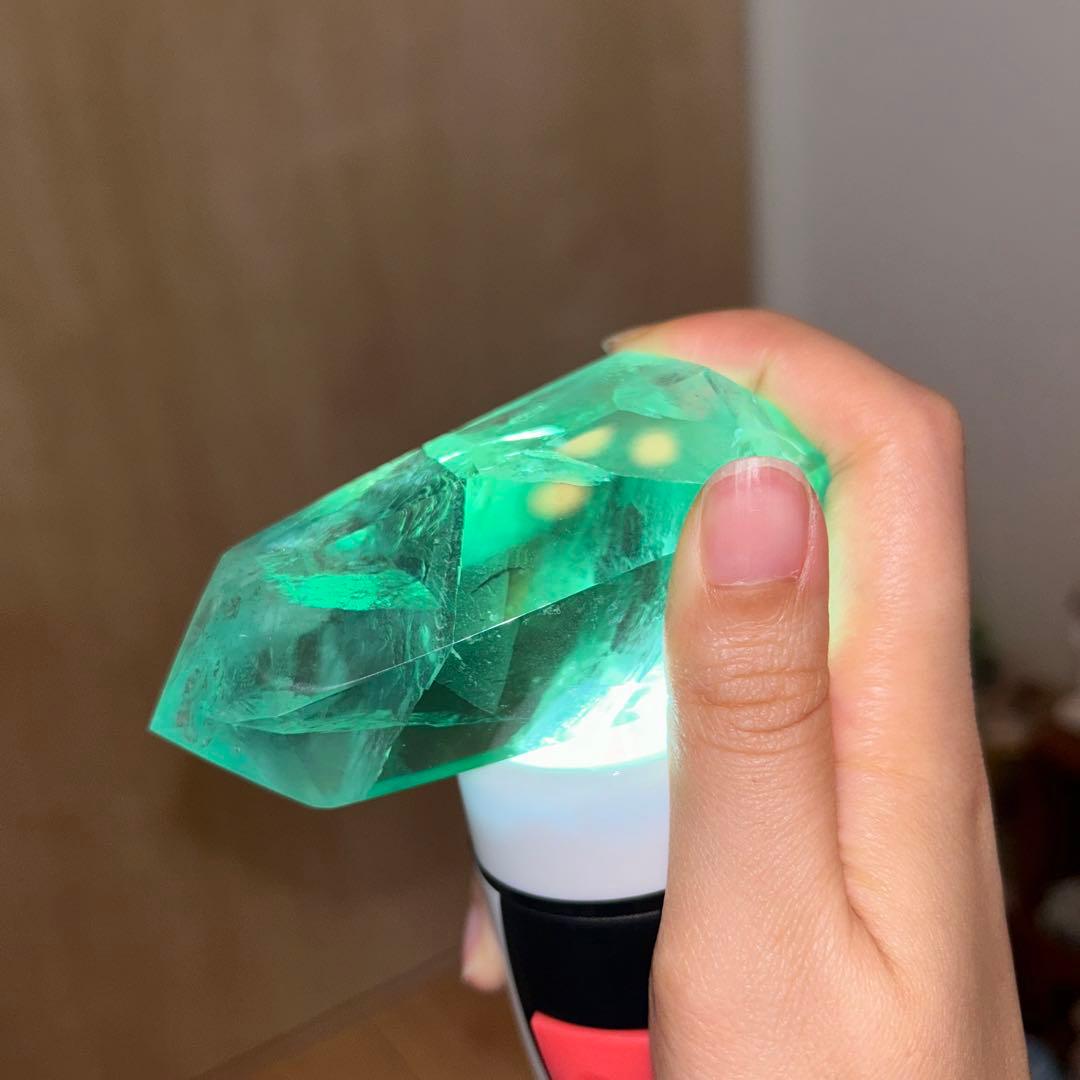 虹がすごい フローライト グリーン 天然石