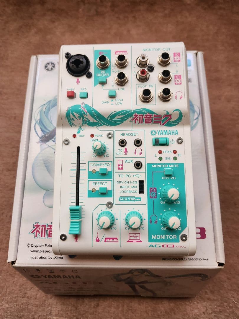 YAMAHA AG03-MIKU オーディオインターフェイス