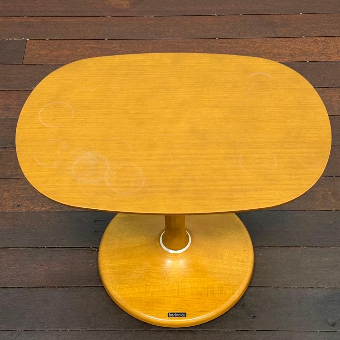 H110K48 カリモク karimoku センターテーブル 楕円天板