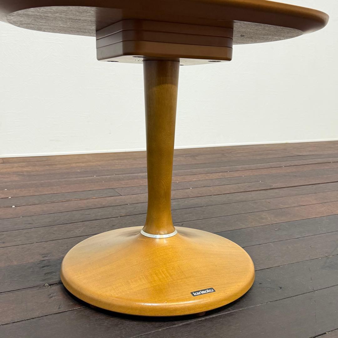 H110K48 カリモク karimoku センターテーブル 楕円天板