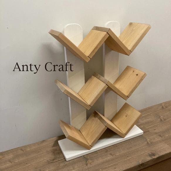 【NEW】【引取可能】大容量のCDラック CDスタンド LO/W 完成品