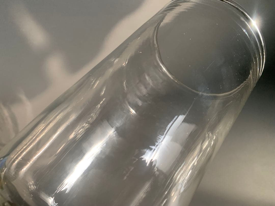 剣先 蓋付 ガラス瓶 ウランガラス 戦前 駄菓子瓶 気泡硝子 脚付 キャニスター