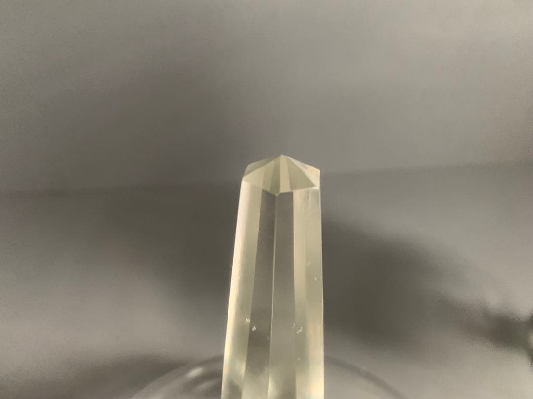 剣先 蓋付 ガラス瓶 ウランガラス 戦前 駄菓子瓶 気泡硝子 脚付 キャニスター