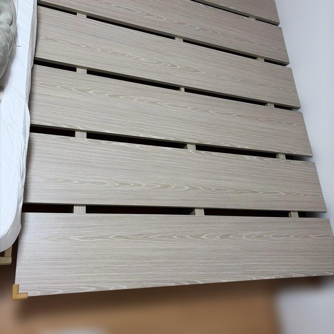 タンスのゲン ダブル　ローベッド 宮棚付き USB コンセント　横浜市引き取り