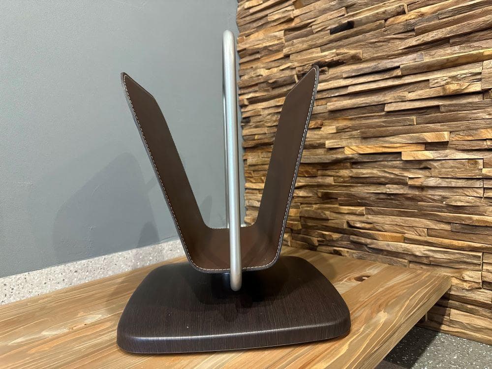 calligaris カリガリス 本革マガジンラック イタリア製 ブラウンレザー