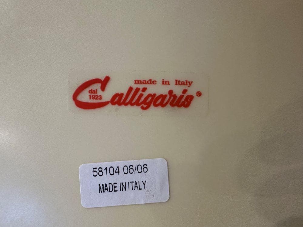 calligaris カリガリス 本革マガジンラック イタリア製 ブラウンレザー