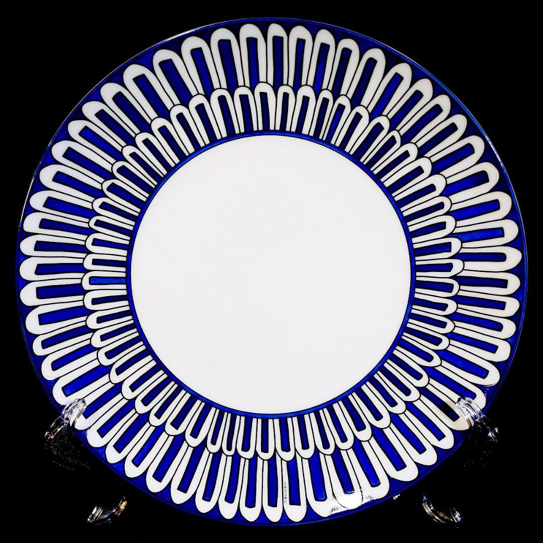 【レア極美品 ２枚】エルメス ブルーダイユール プレート 送料込み ①