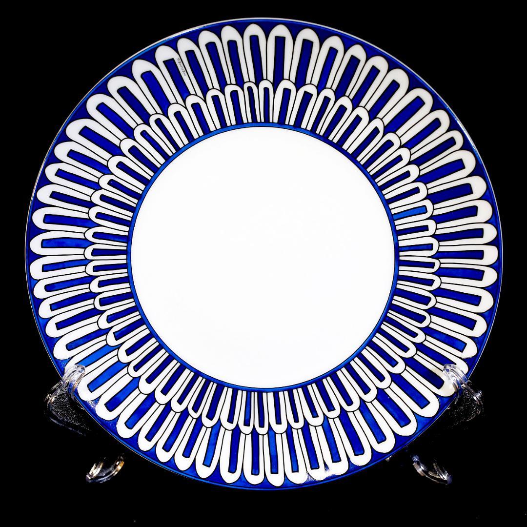 【レア極美品 ２枚】エルメス ブルーダイユール プレート 送料込み ①