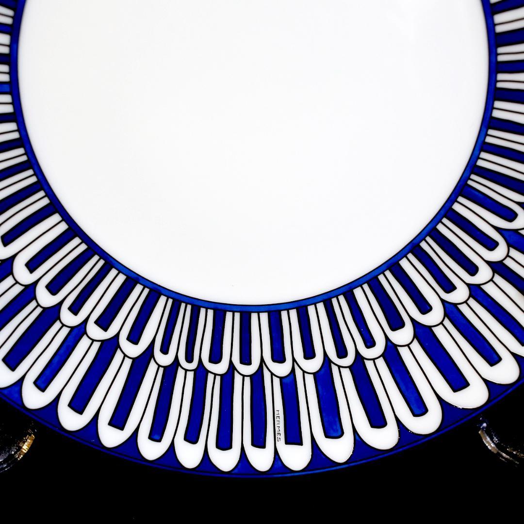 【レア極美品 ２枚】エルメス ブルーダイユール プレート 送料込み ①