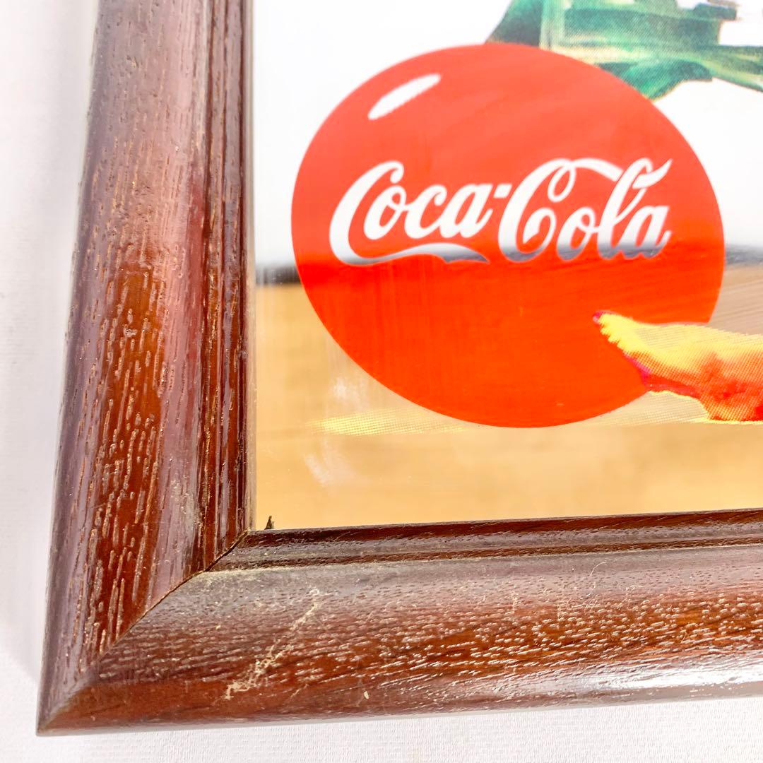 コカコーラ　額縁　アメリカン雑貨　インテリア　ヴィンテージ　アンティーク　レトロ
