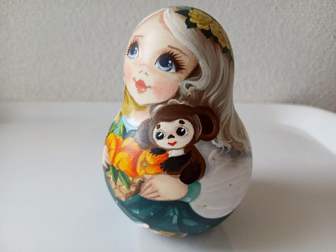 【CBT084】9cm級 おきあがりこぼし(大) スベトラーナ チェブラーシカ