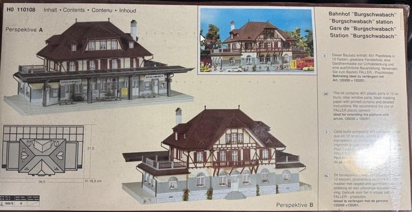 FALLER HO-110108 駅舎「ブルクシュバッハ」 - メルカリ