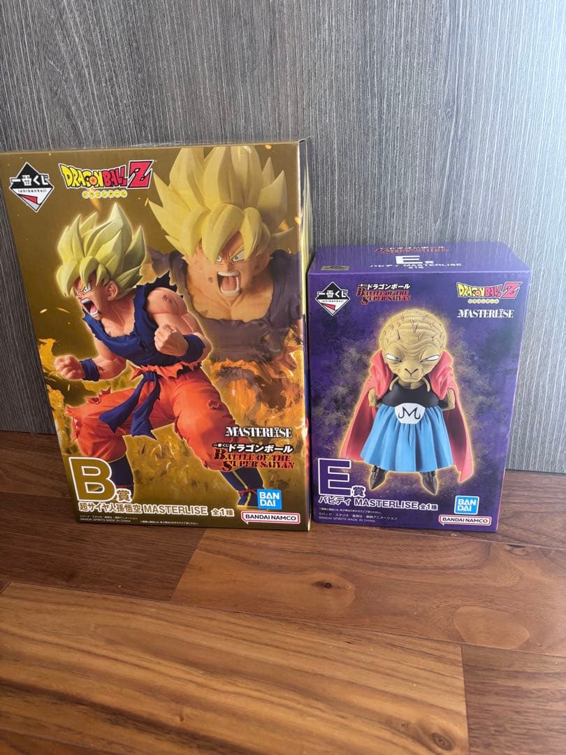 一番くじ　ドラゴンボール　超サイヤ人孫悟空、バビディ　MASTERLISE