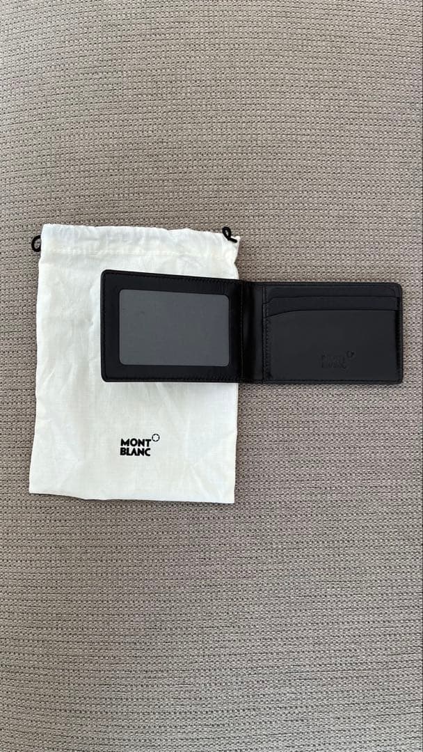 MONTBLANC ブラックミニ財布 保存袋付き