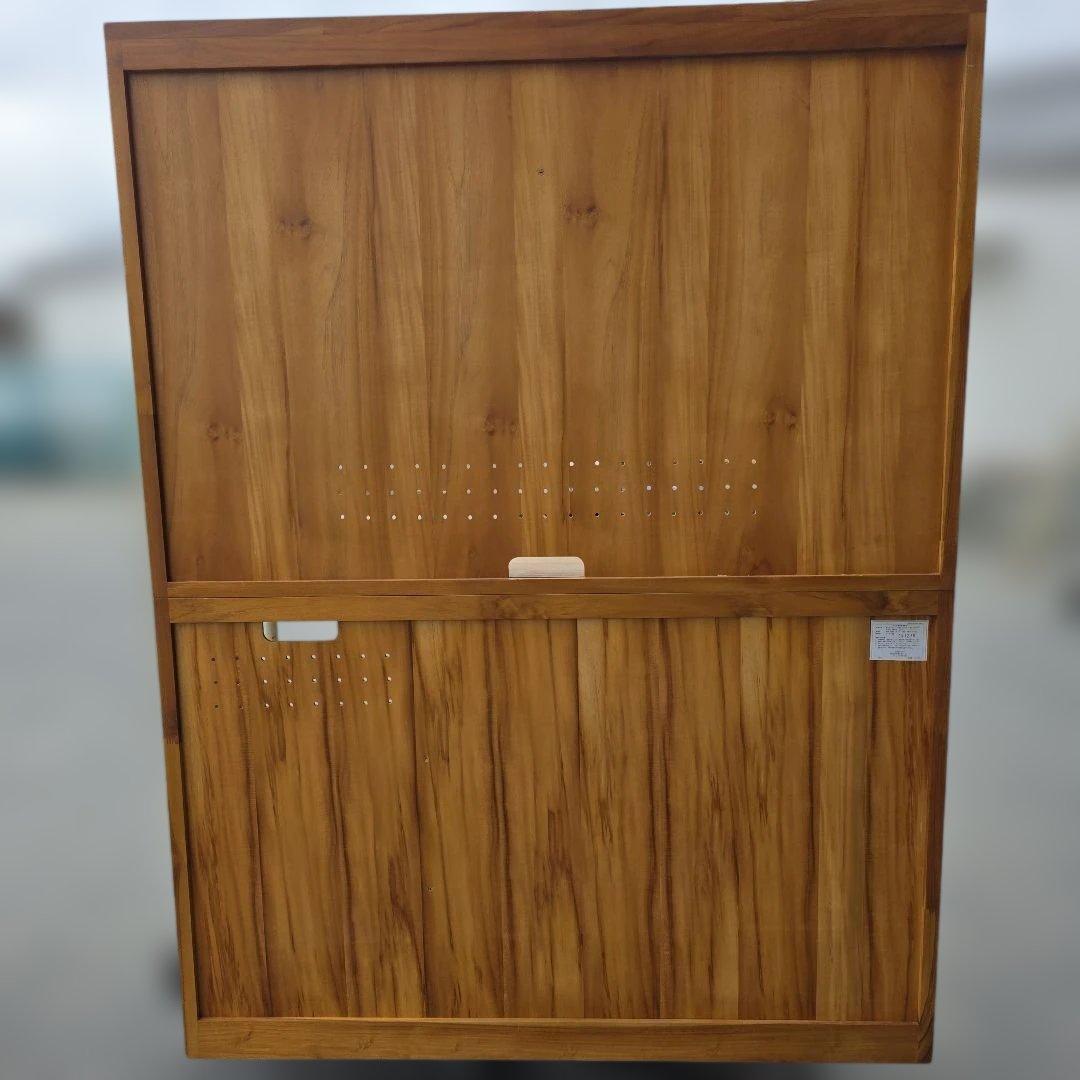 unico 食器棚　チーク　天然木　ミサワ　ユニコ