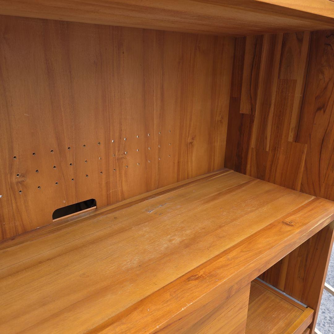 unico 食器棚　チーク　天然木　ミサワ　ユニコ