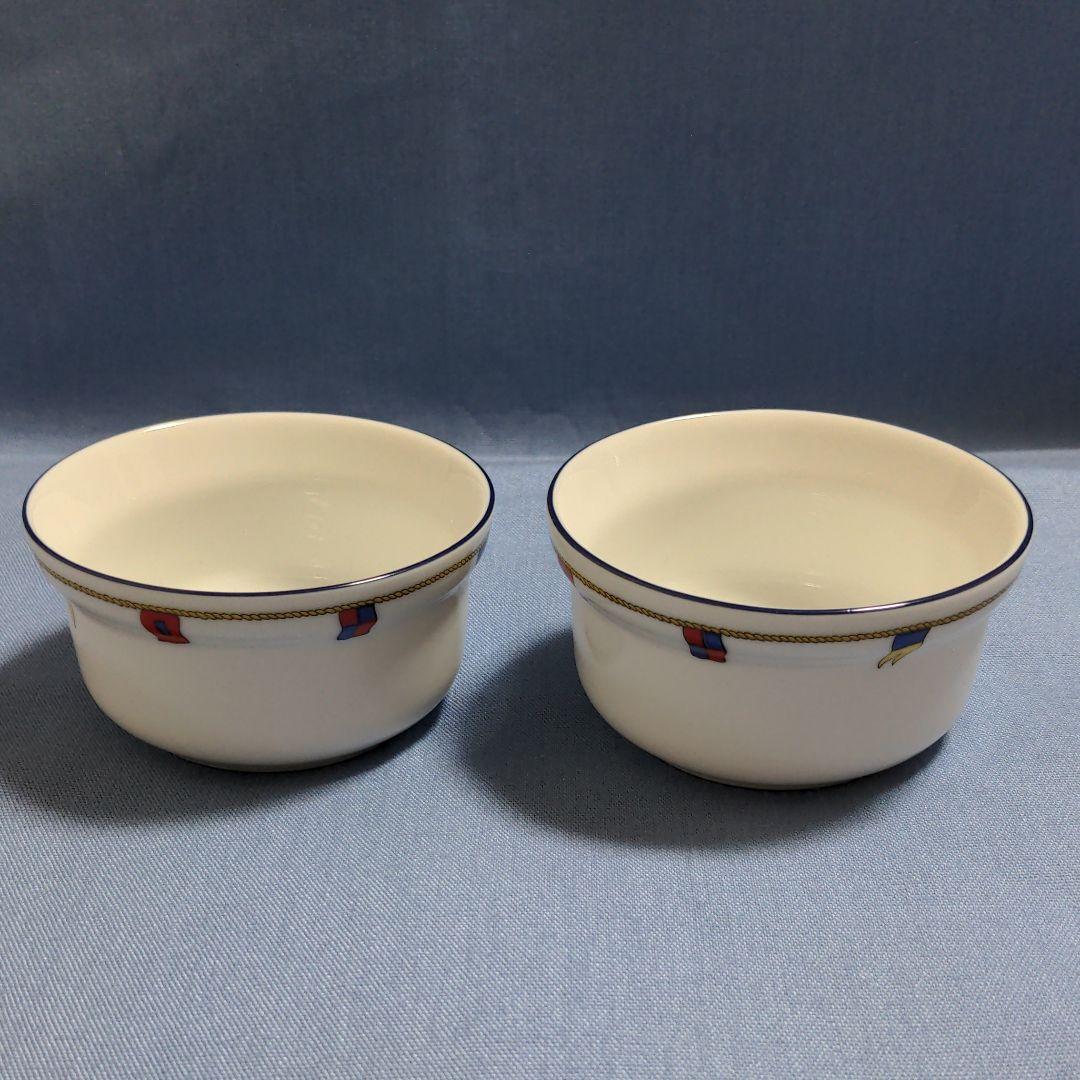 リチャードジノリ　①クリッパー　ペア　食器　ココット　スフレ　深皿　皿　プレート