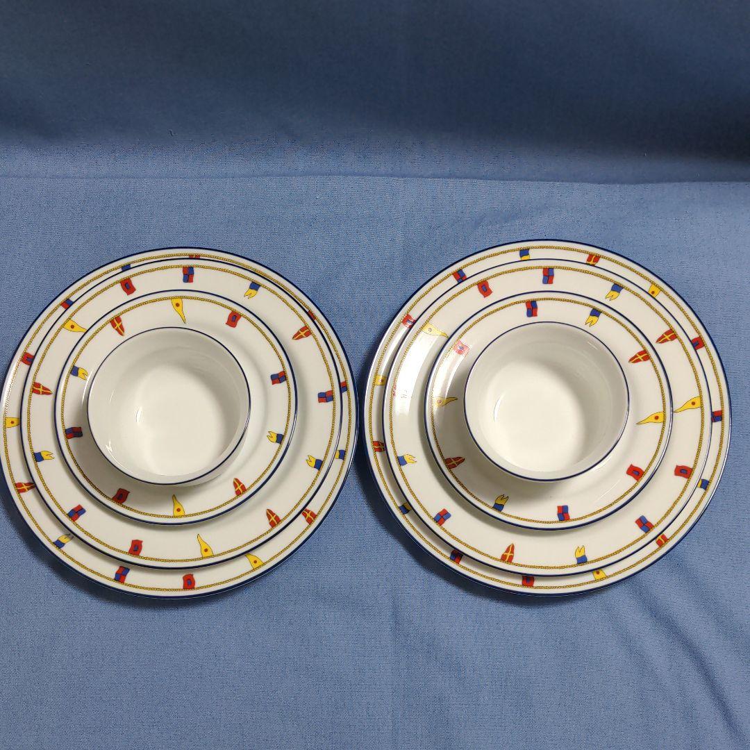 リチャードジノリ　①クリッパー　ペア　食器　ココット　スフレ　深皿　皿　プレート