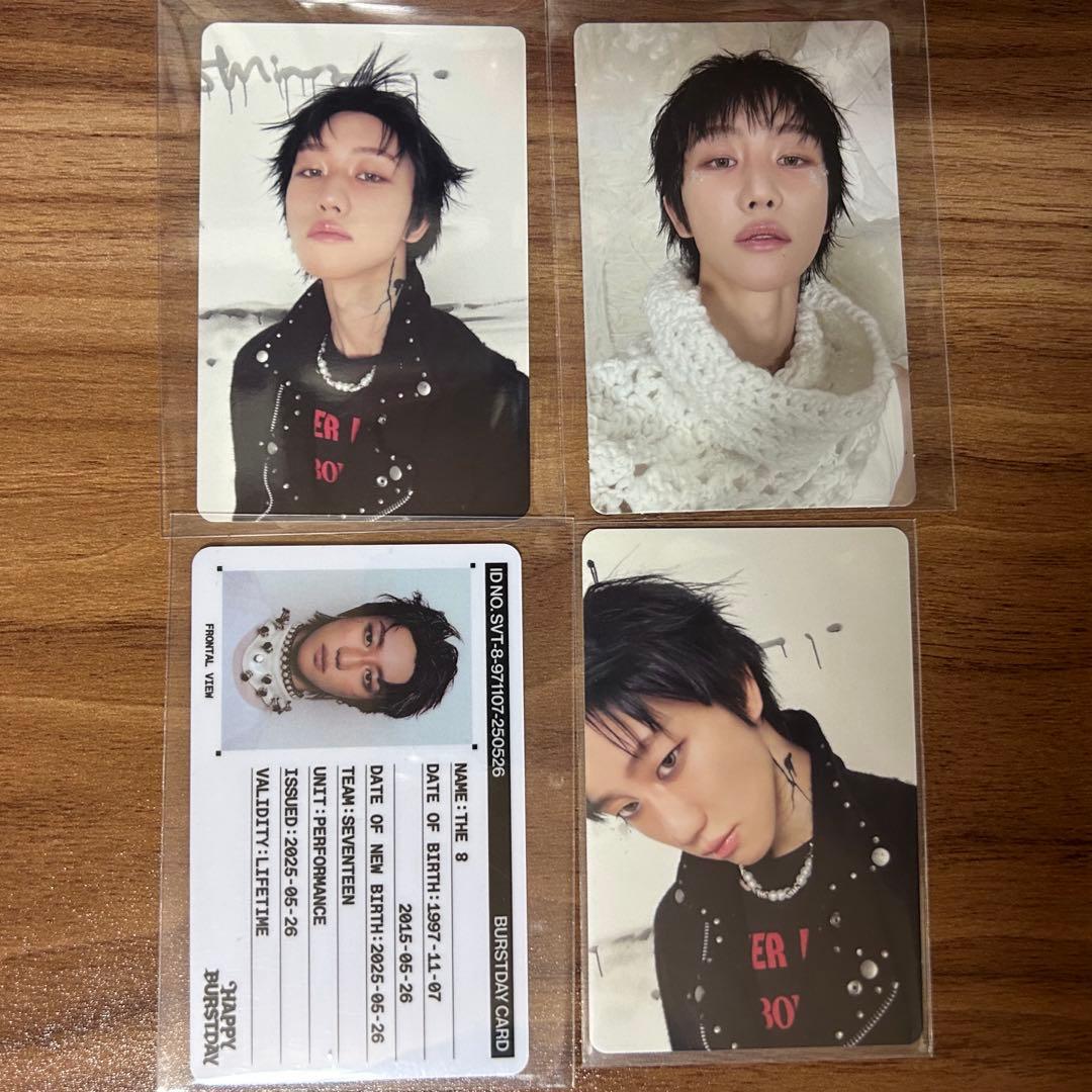 SEVENTEEN happy burstday トレカ ミンハオ - メルカリ