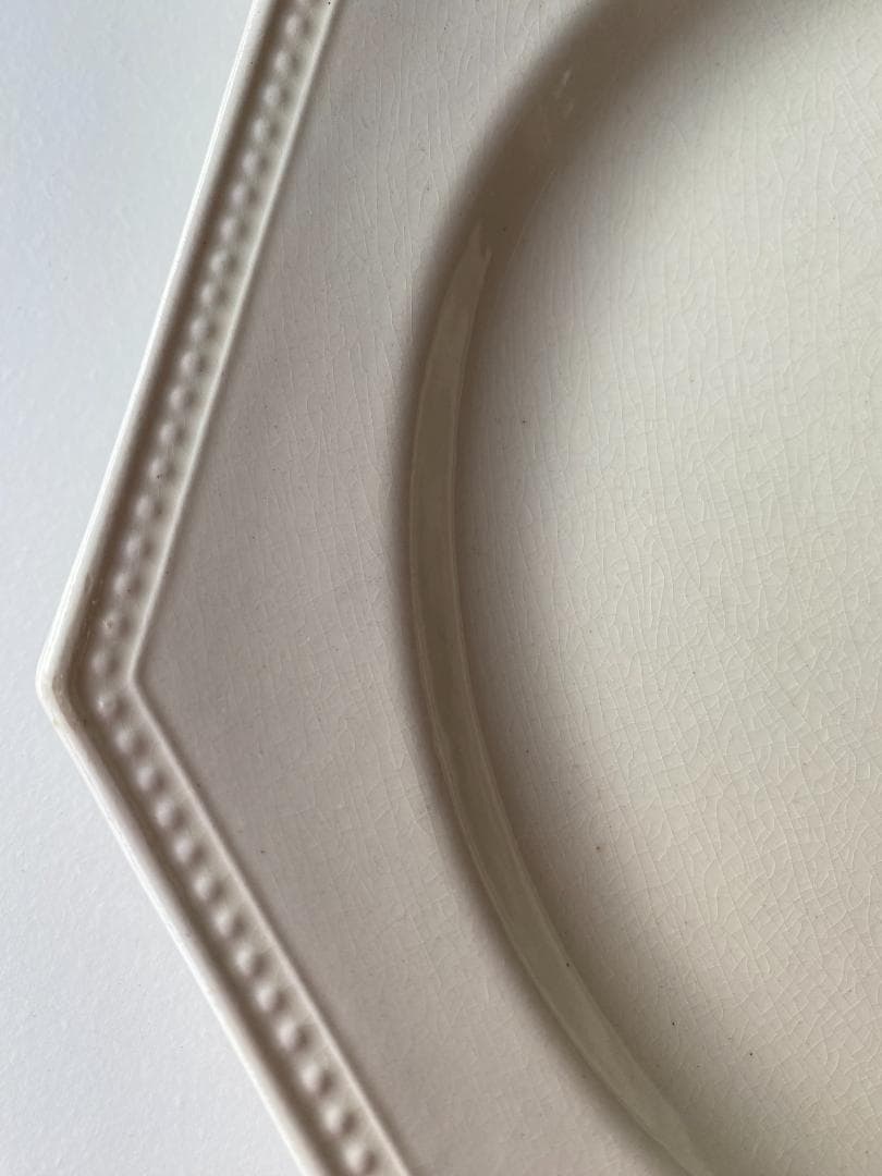 【希少】フランス アンティーク モントロー オクトゴナル ディナー 皿