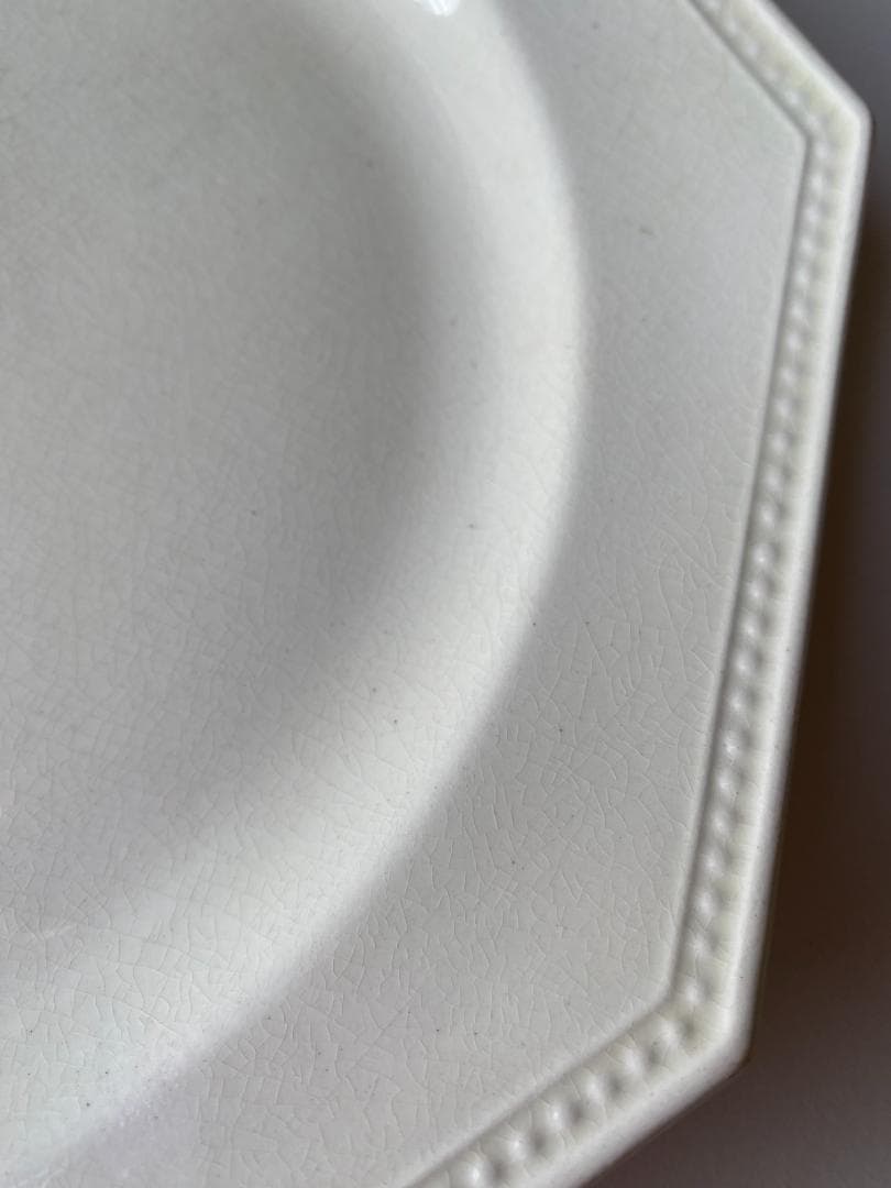 【希少】フランス アンティーク モントロー オクトゴナル ディナー 皿