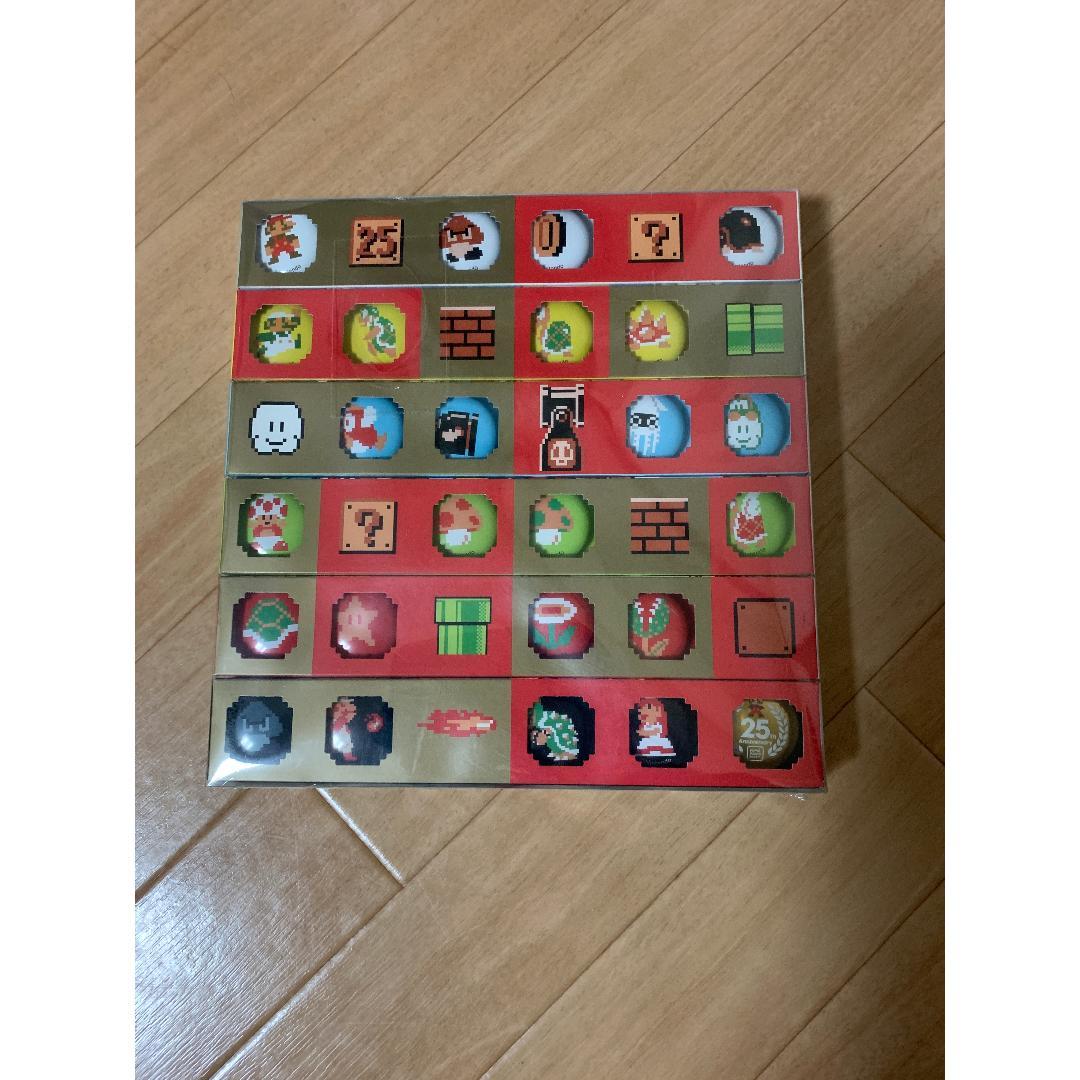 クラブニンテンドー スーパーマリオ 25周年 ミニ缶バッジセット 非売品