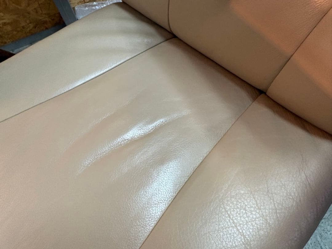 カリモク リクライニング　ソファ　 ディレトーレ ベージュ系 フットレスト付