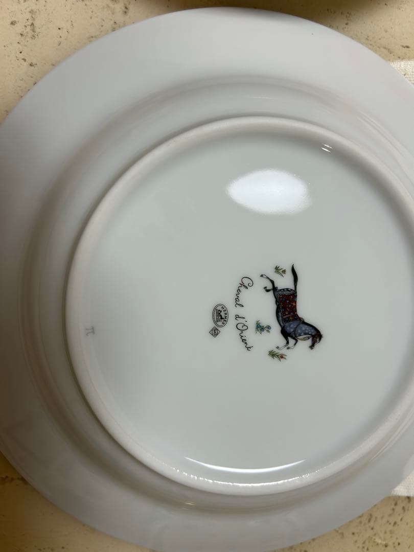 エルメス　シュヴァルドリアン　スーププレート2枚