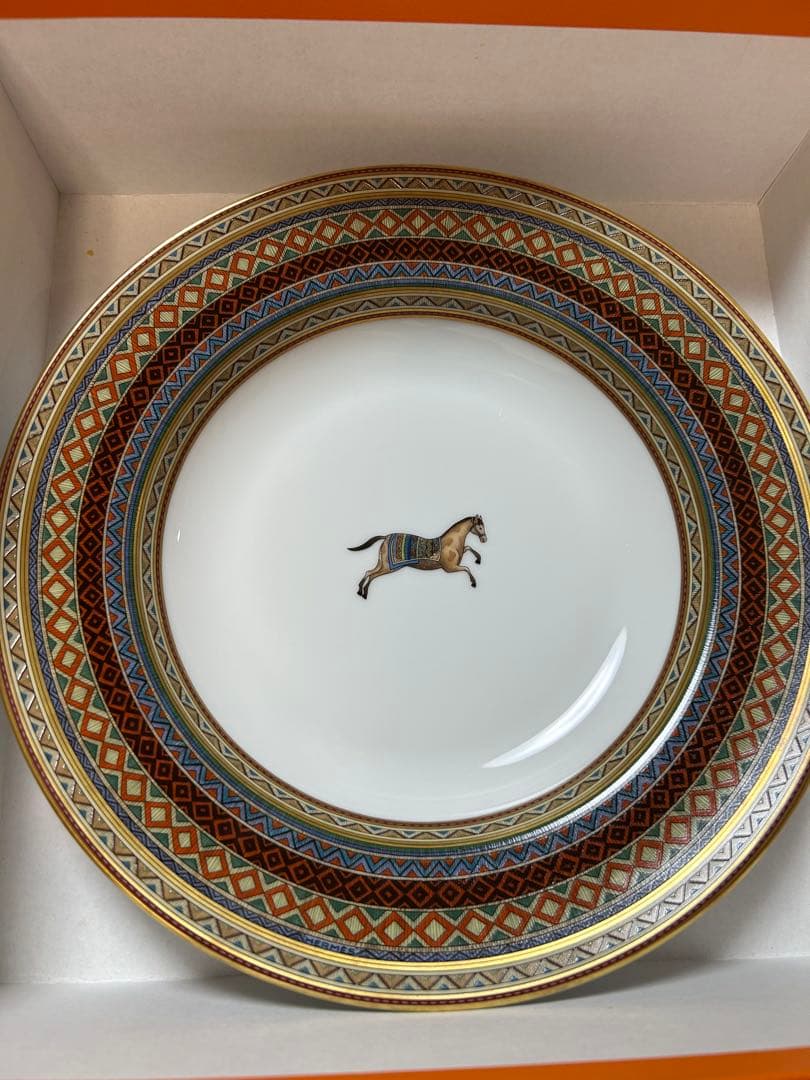 エルメス　シュヴァルドリアン　スーププレート2枚