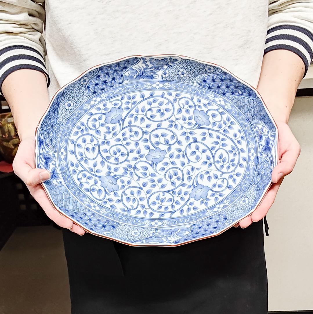 値下げ【新品・未使用】ブルーム ネジリ祥瑞 オードブル皿 美濃焼 盛皿