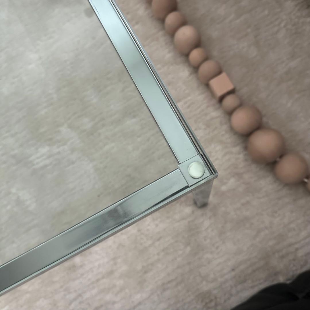 【Hi K】Knoll 定価17万円　ガラストップ コーヒテーブル