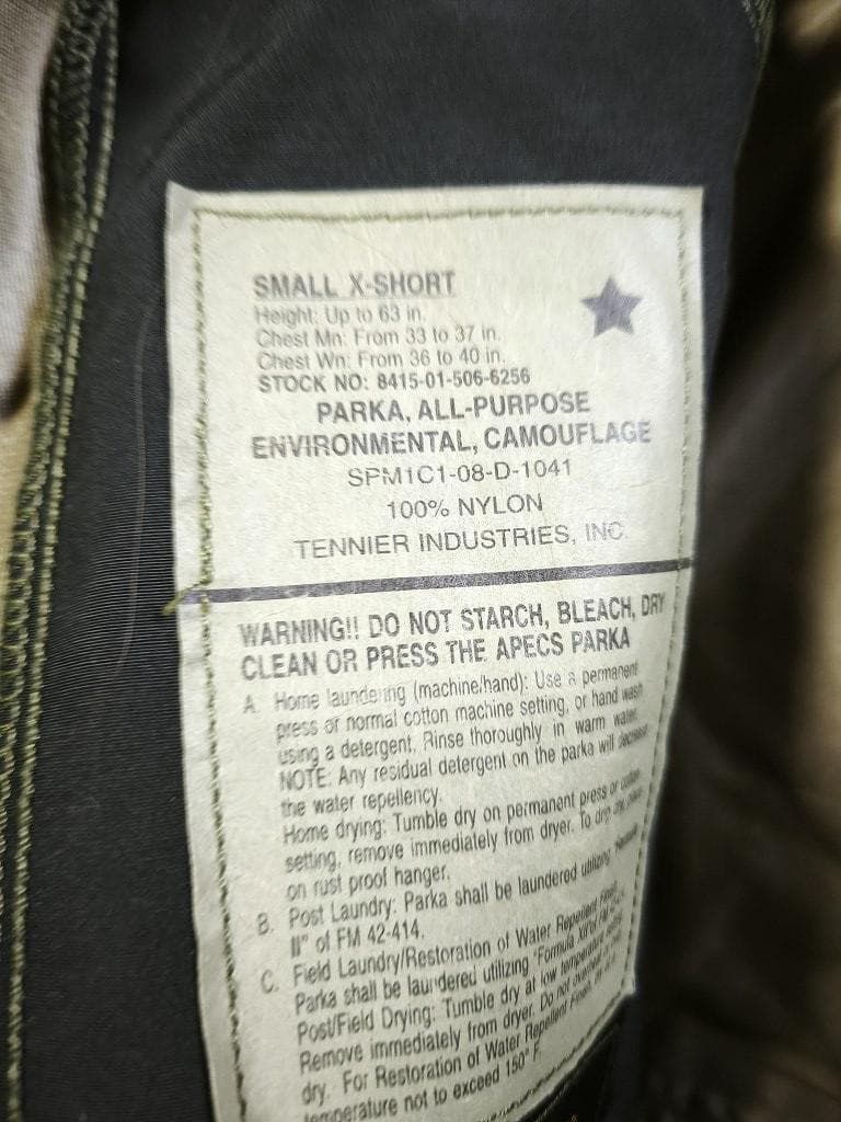 新品 米軍実物 USMC APECS ウッドランド マーパット ジャケット