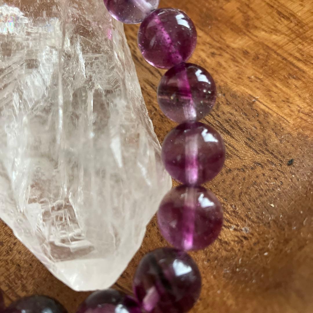 パイライトインフローライト ブレスレット 10ミリ玉