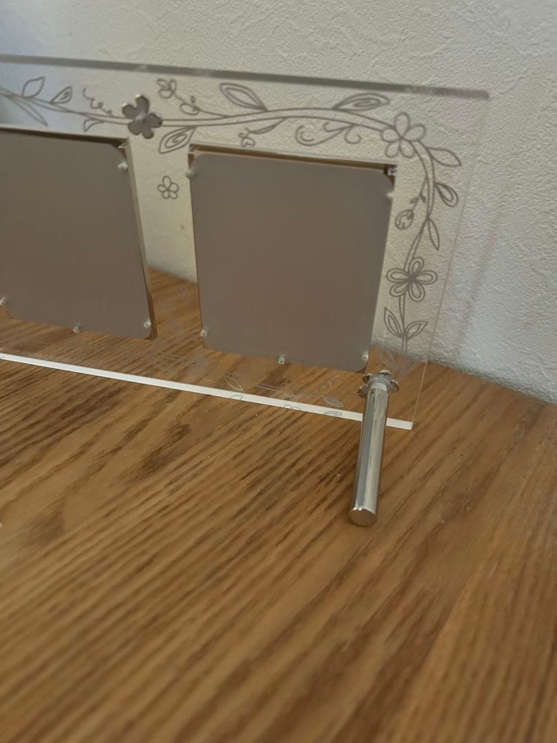 新品未使用ミキモト☆MINIMOTOクリスタル フォトフレームガラス