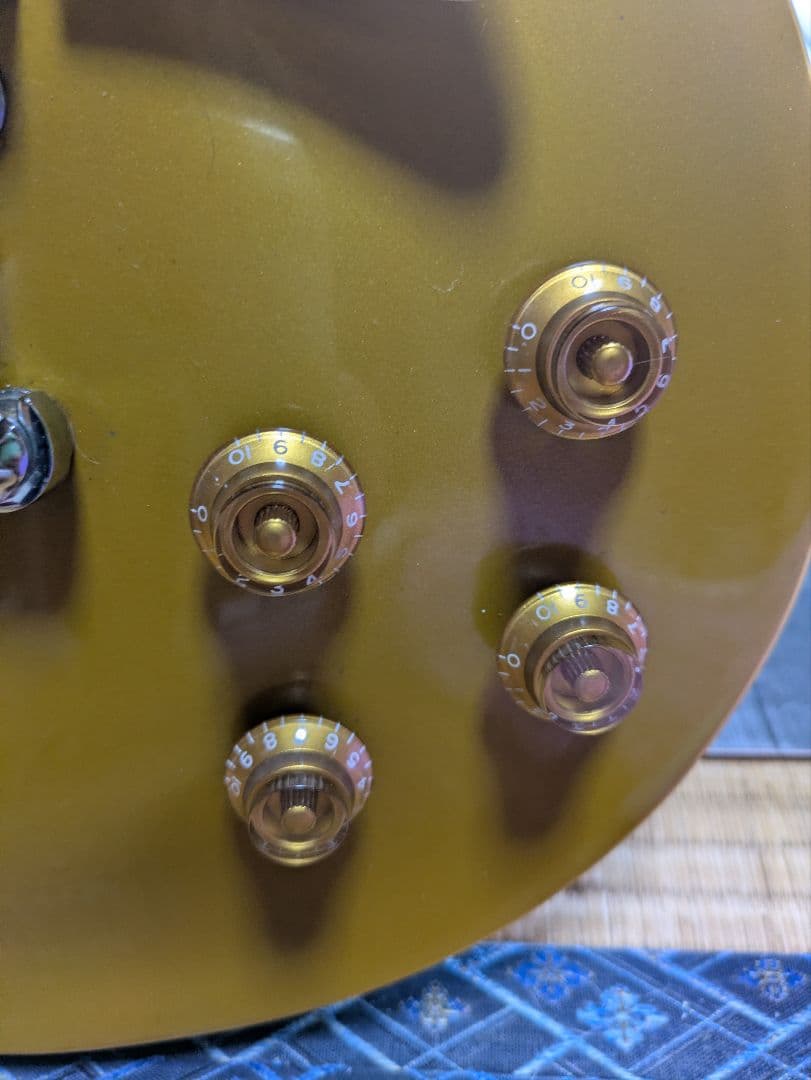 激レア　ゴールドトップ レスポールエレキギター　DH Vamp Co エピフォン