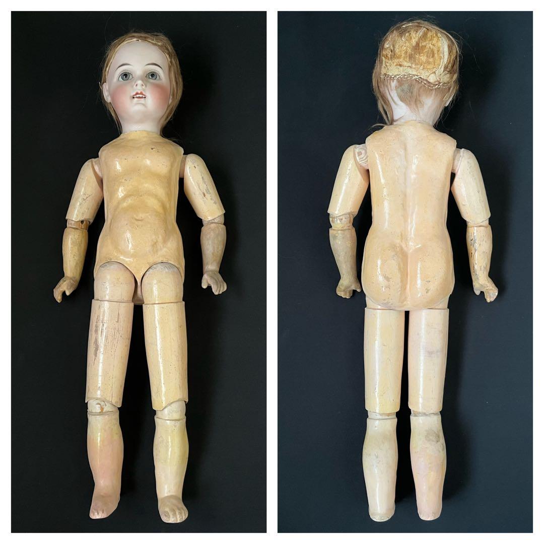 アンティークドイツリンバッハドールビスクドールレトロ人形コン