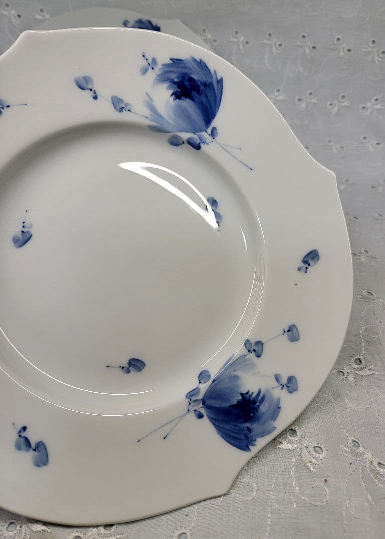 2枚✨未使用あり✨マイセン 青い花 ブルーフラワー プレート 皿 1枚未使用