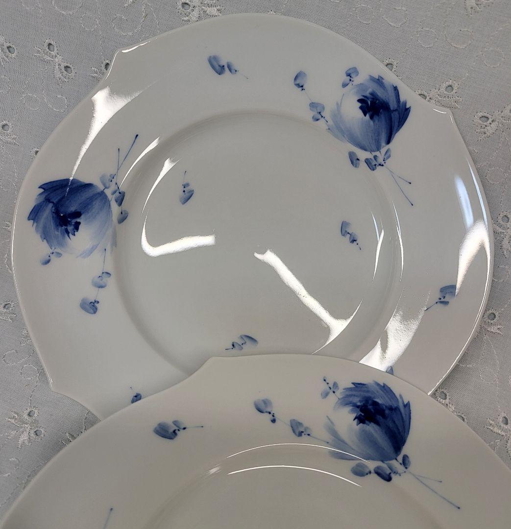 2枚✨未使用あり✨マイセン 青い花 ブルーフラワー プレート 皿 1枚未使用