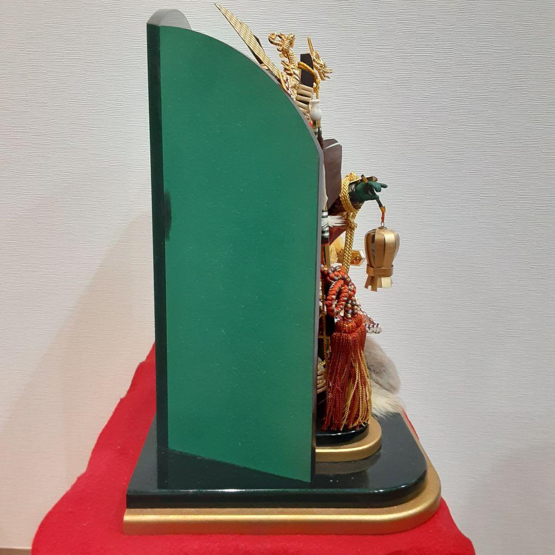 「極美品」 五月人形 武将 凛々しいお顔 豪華 鎧 兜 童大将 節句 コンパクト