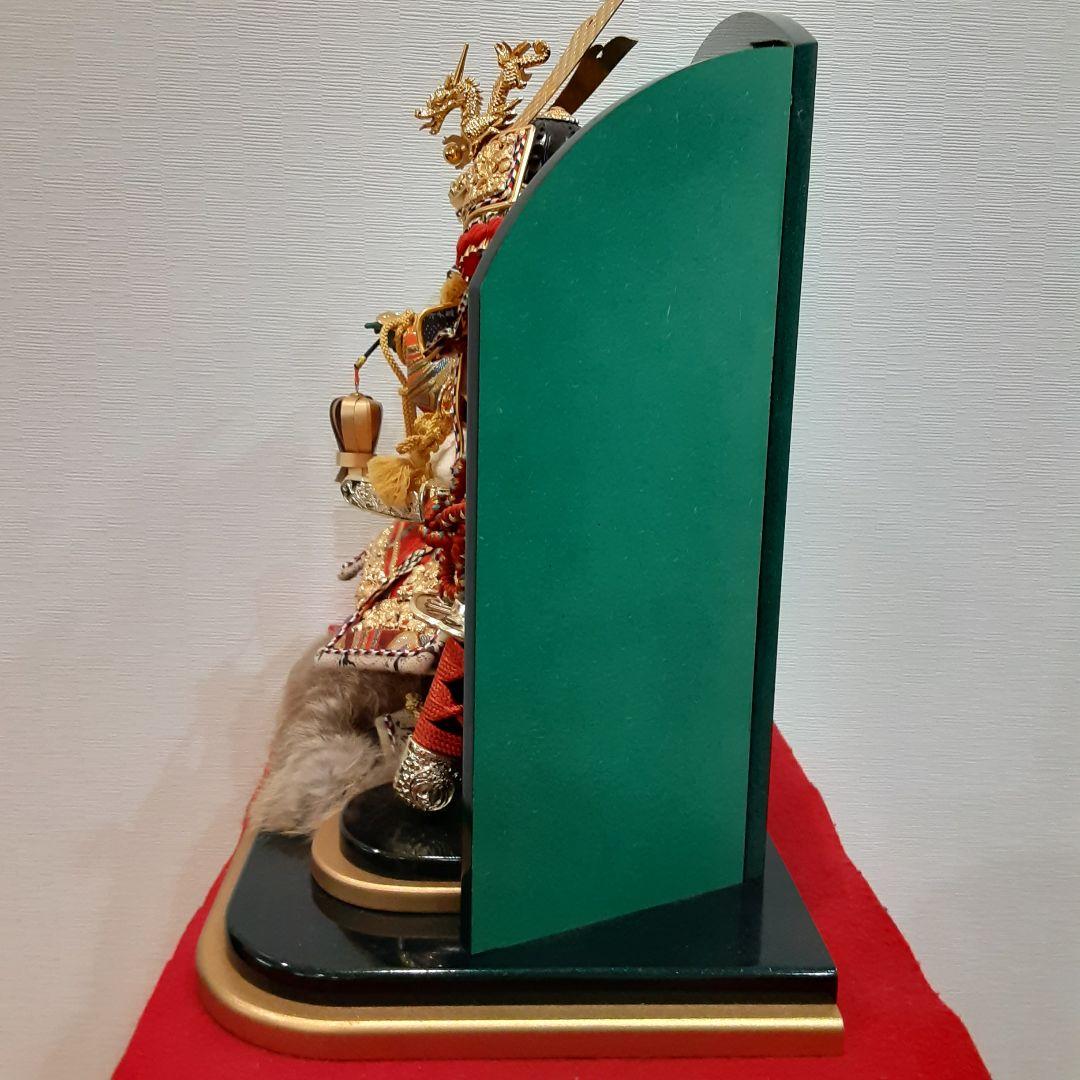 「極美品」 五月人形 武将 凛々しいお顔 豪華 鎧 兜 童大将 節句 コンパクト