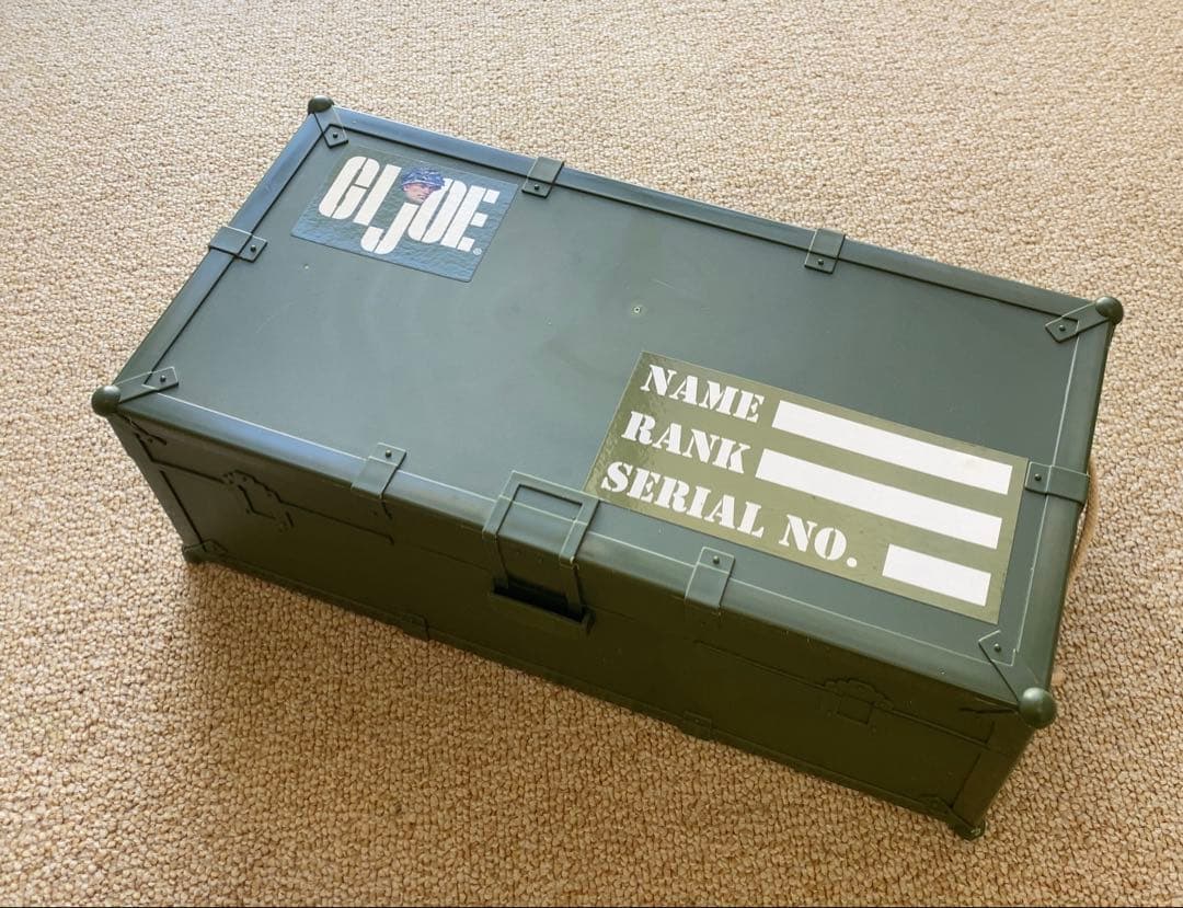 G.I. Joe【超レア】GIジョー！ハズブロ！収納ボックス付き！フィギュア！