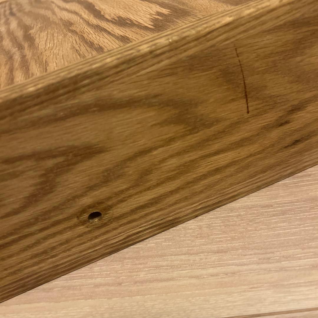 モモナチュラルオーク無垢材ユニットカップボード引き出し部品