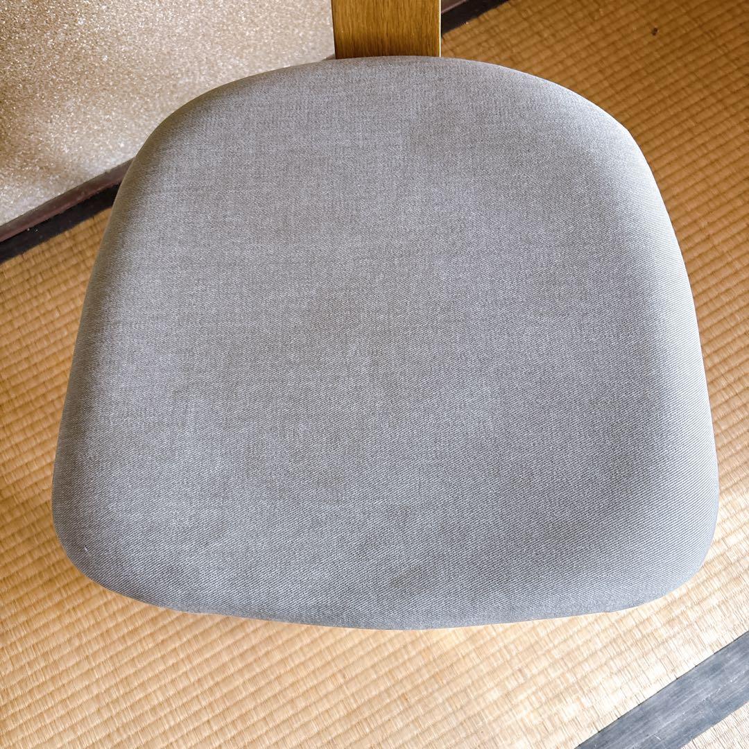 unico DIFE チェア ナチュラル 木製 布張り