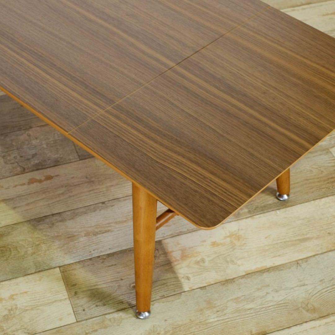 B 新品 伸長 ローテーブル L センターテーブル 北欧 折畳 テーブル 座卓