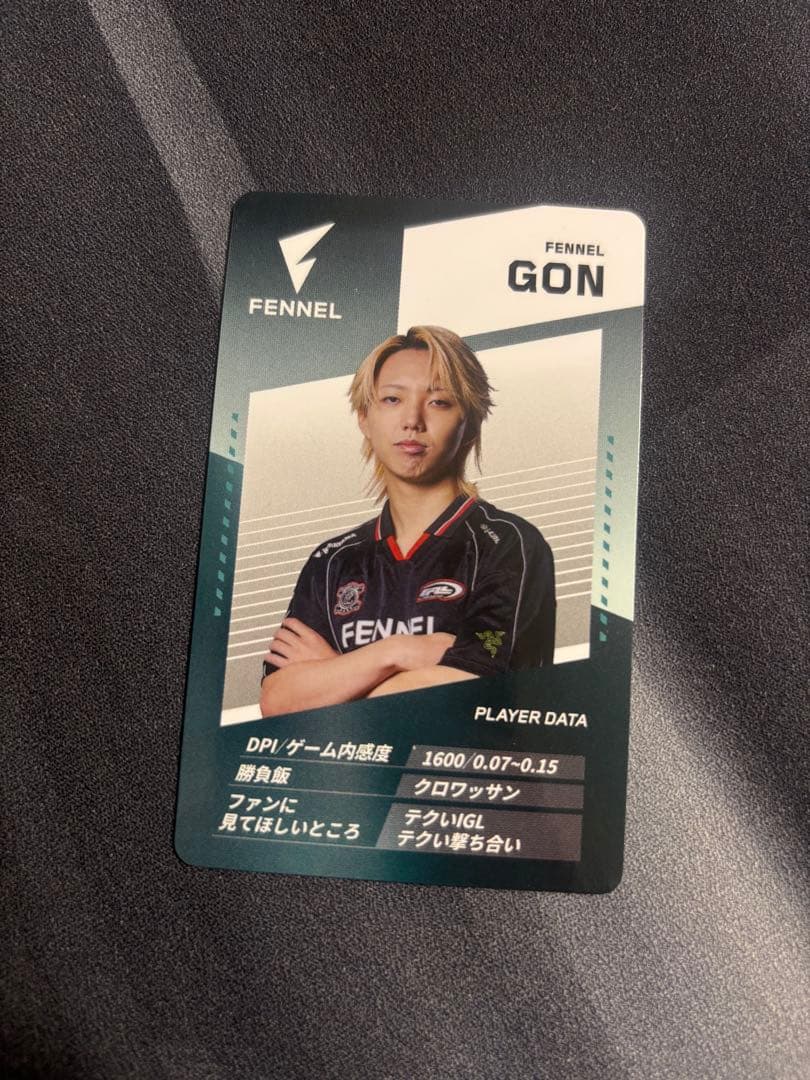 FL GON VCJ sp2 プレイヤーカード FENNEL VALORANT - メルカリ