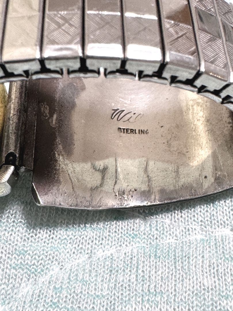 希少レア★ビンテージ　ZUNI族　インディアンジュエリー　メンズ　腕時計