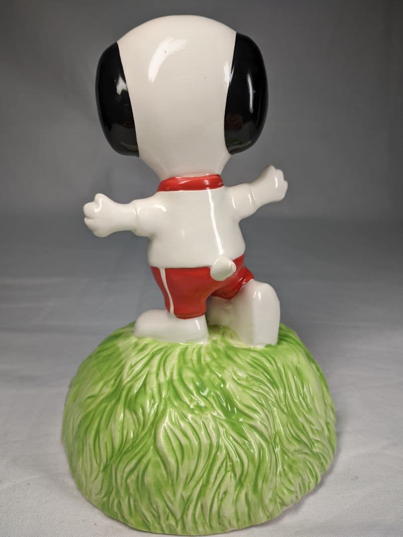 60s WILLITTS DESIGNS スヌーピー 陶器オルゴール サッカー