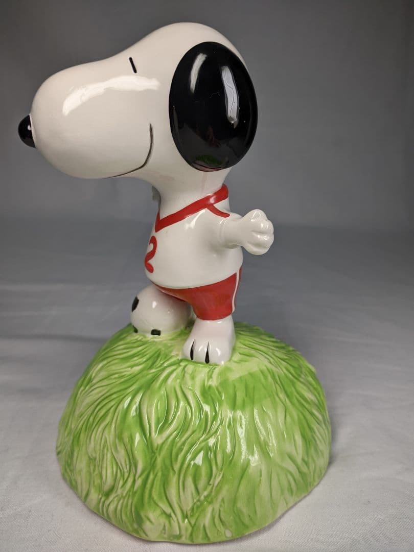 60s WILLITTS DESIGNS スヌーピー 陶器オルゴール サッカー